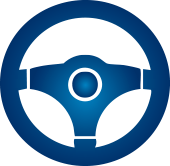 volant bleu