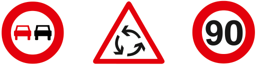 panneaux routiers